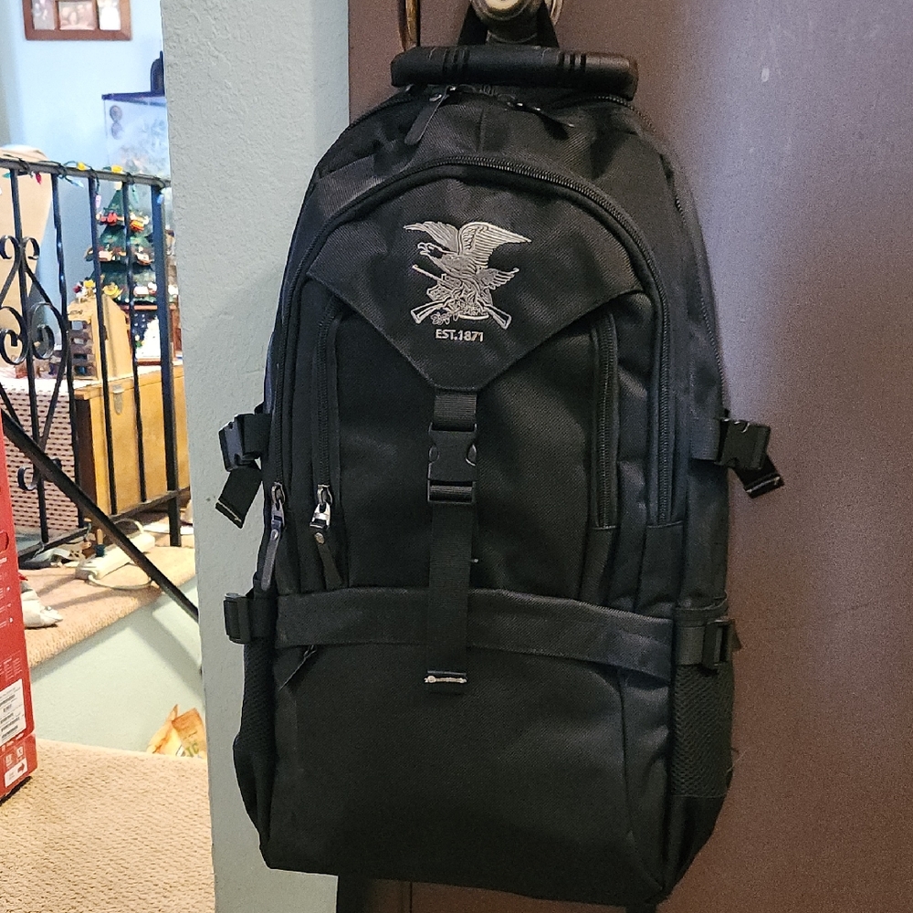 Field & Stream Black Backpack with Laptop Pocket NWOT